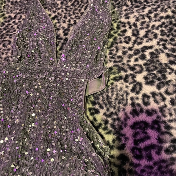 XS SILVER SPARKLE BIRTHDAY DRESS - Picture 2 of 3